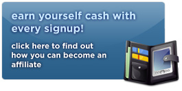 earn yourself cash with every signup! click here to find out how you can become an affiliate
